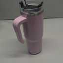 Hydrapeak Voyager 25 Oz Stainless Steel Tumbler with Handle, Insulated Water Bottle With Straw & Lid, Cupholder Friendly Reusable Travel Mug (Baby Pink)