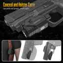 DEFENTAC Pistol Light with Strobe Function for Guns, 600 Lumens Tactical Flashlight for Handguns, High Performance Weapon Light, Magnetic Charging
