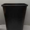 Rubbermaid Commercial Wastebasket Garbage Container, 41QT/10.25 GAL, Plastic, Black, Stackable Garbage Can for Bedroom/Bathroom/Office, Fits Under Desk/Sink/Cabinet