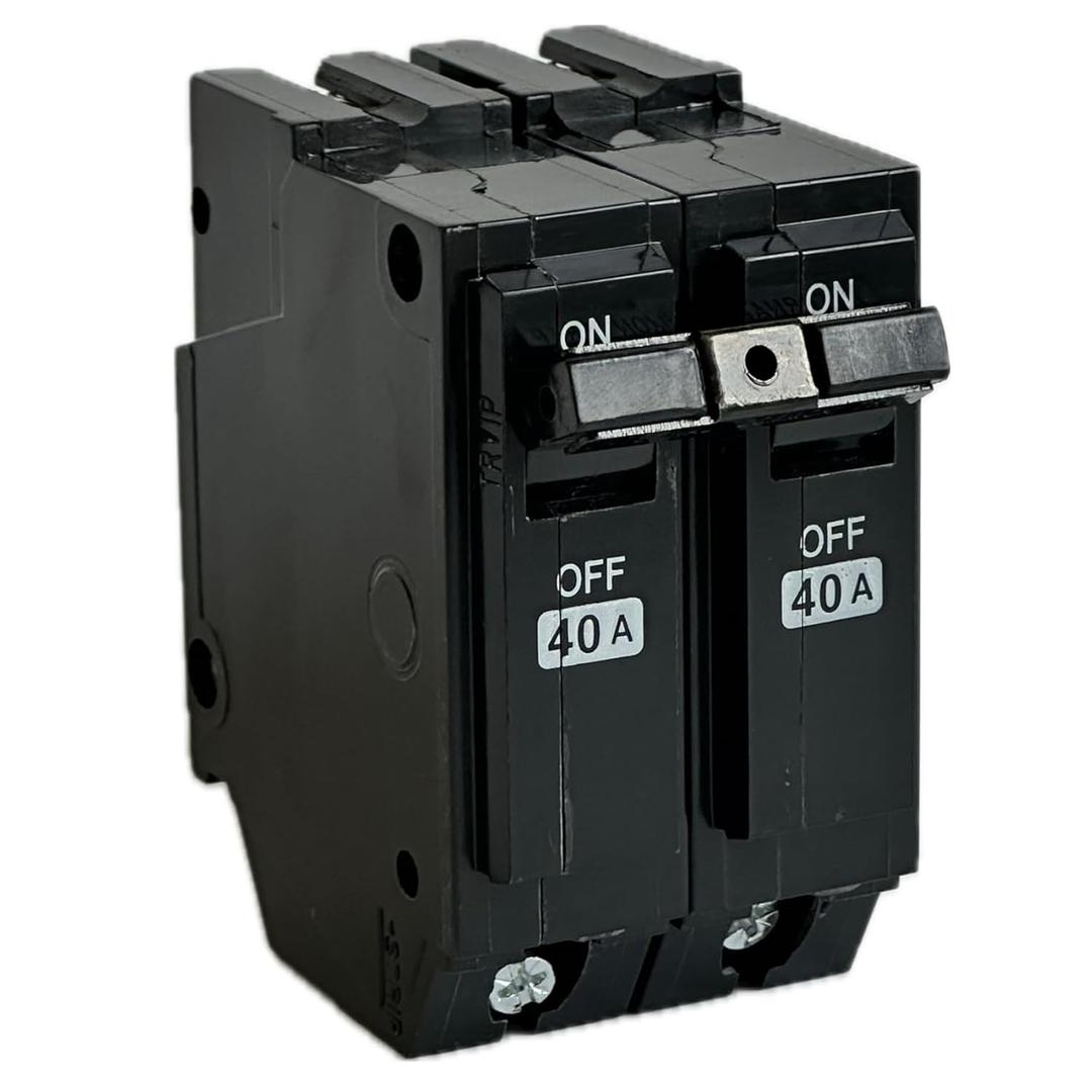 THQL2140 Circuit BreakerFit for General ElectricRepalce for THQL 2p 40A Breaker,2 Pole 40 Amp 120/240V 10kAPlug-in Mount StandardThermal Magnetic Protection