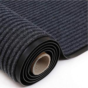 SRDDQLC Commercial Grade Door Floor Mat Brush Step Entrance Mat 3' x 5' Outdoor Indoor Mat Waterproof Rubber Back Rugs for Home Office Business Areas Dark Grey