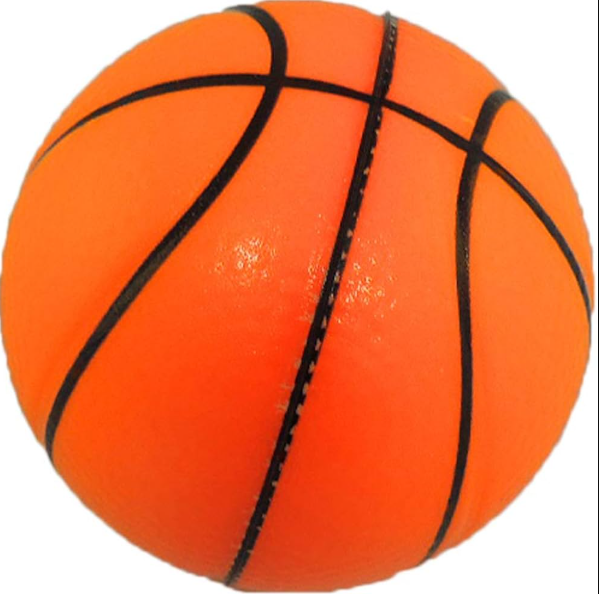 Squish in the form of a basketball