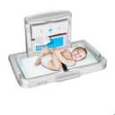 Commercial Baby Changing Station,Wall Mounted Baby Changing Station with Safety Strap,Wall Mounted Changing Table for Commercial Bathroom, Baby Changing Station That Makes Every Mother Happy