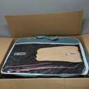 OUTOS Luxury Leather Auto Car Seat Covers 5 Seats Full Set Universal Fit(Bk-Pink)