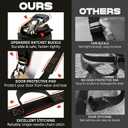 Resistance Band Door Ratchet Anchor with 6 Points - Portable Home Workout Anchor (Fits 6-7.7ft Doors)