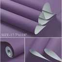 2 x Dimoon 236''x17.7'' Purple Peel and Stick Wallpaper Contact Paper Modern Self Adhesive Wall Paper Removable Renter Friendly Textured Solid Color Shelf Cabinet Vinyl Roll (236''x17.7'',Dark Purple)