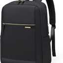 Laptop Backpack for Women - Business Travel Anti Theft Laptop Bag Backpack Water Resistant College Computer Backpacks for Men Women Fits 14Inch Notebook (Black)