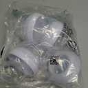 4-Pack Baby Bottle Rings and Caps for Philips Avent Natural Bottles, Replacement Screw Ring Collars, Baby Bottle Nipple Rings for Avent Natural Plastic and Glass Bottles