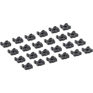 Metra - 100-Piece 4GA to 1/0GA Modular Cable Management Clamp Set