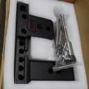 Geteen Trailer Hitches, Adjustable Trailer Hitch Ball Mount - Fits 2.5" Receiver, Dual Ball (2" x 2-5/16"), 7" Drop, 15,000 GTW - GT25072B