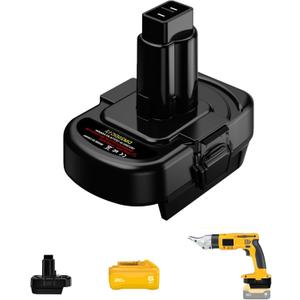 for DeWalt 20V to 12V Tools Battery Adapter (for DeWalt 20V to 12V 14.4V 9.6V NiCAD)