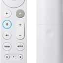 New Replacement Google TV Streamer 4K Voice Smart Remote Control, Voice Search Remote with Buzzer, Compatible with Google Streamer 4K, Chromecast Google TV