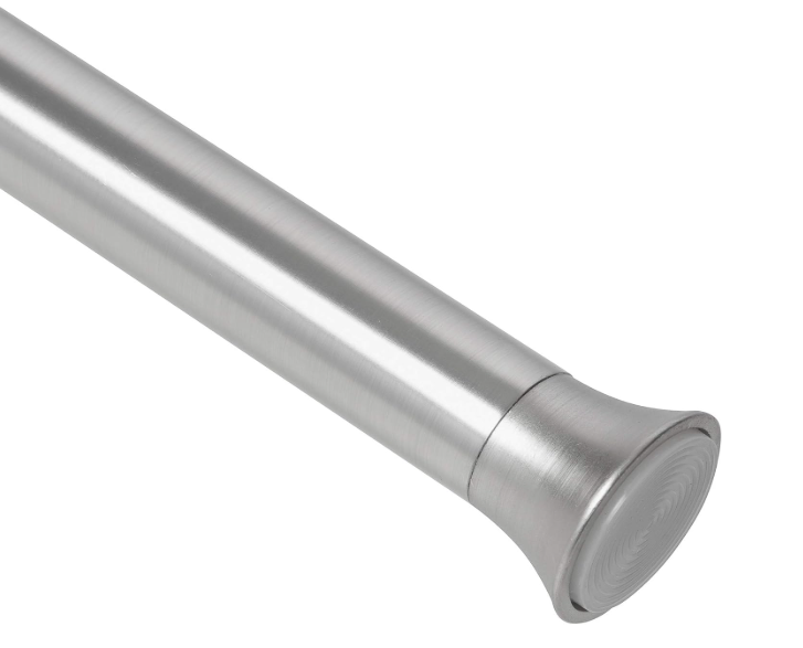 2 x Umbra Chroma Tension Rod for Window, Adjustable 54" to 90", Nickel