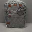 Astro alan Baby Diaper Bags with Changing Station, Waterproof Diaper Bag Backpack for Moms Dads with USB Charging Port, Baby Shower Gifts, Large Capacity Diaper Backpack, Grey