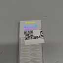 BTArtbox Press On Nails Almond - Lamp-Curable Glitter White Medium Press On Nails with Glue for Women, Semi-Transparent Soft Gel Glue On Nails in 15 Sizes - 30 Stick On Nails Kit, Disco Ball