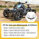 M MATI 2pcs Left or Right Mirror Assembly w/Tool for Can-am Ryke-r Rally Sport 900 ACE Ryke-r 600 ACE 2019-2025 705011225 705018904