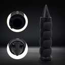 NTHREEAUTO 1" / 25mm Motorcycle Hand Grips Universal Handlebar Throttle Grip