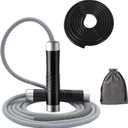 Sports Skipping Rope with Adjustable Aluminum Handle and Tangle-Free,Ball Bearing Fast and Smooth, for Workout, Weight Loss, Sports