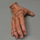 Thing Hand Wed Addams Family Fake Cosplay Hand Scary Props Decorations Gift for Fans, Accessories for Halloween Easter Gifts Beige