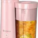 LITIFO Iced Tea Maker and Iced Coffee Maker Brewing System with 2-quart Pitcher, Perfect For Fruit Infused Tea, Lemonade, Flavored Water (Pink)