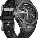 MioHHR Soft Silicon Bands for Google Pixel Watch 3/2/1 41mm,Soft Replacement Straps with Stainless Steel Protective Case for Google Pixel Watch 3 45mmMen Women (Grey)