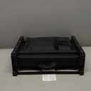 SPORT BEATS Stadium Seats with Back Support Bleacher Chairs with Back and Cushion Thick Padded Bleacher Seats Includes Shoulder Strap (Black)