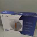 ECOVACS Winbot W1 Pro Window Cleaning Robot, Intelligent Cleaning with Dual Cross Water Spray Technology, Win SLAM 3.0 Path Planning, 2800Pa Suction Power, Edge Detection Technology, App Control,Grey