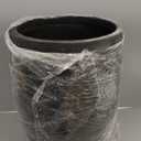 Kante Tall Concrete Planter, 21.7-Inch Height Black Large Indoor Outdoor Plant Pot with Drainage Hole for Patio Garden Home, Modern Decor for Flowers and Tree