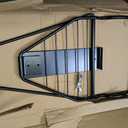 WALMANN Wall Mounted Horizontal Bike Rack, Foldable Space Saving Bicycle Storage Solution for 2 Bikes, Indoor Bike Storage for Garage