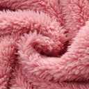 Baby Furry Jumpsuit Infant Bear Onesies Zipper Long Sleeve One-Piece Romper Hoodie Baby Outwear Snowsuit (0-3 Months, Pink-footed)