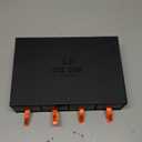 Mens Boxer Briefs 4-Pack Gift Set Cotton Stretch Underwear Comfortable Everyday Fit Soft and Breathable (Large, Blac)