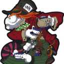 Chameleon Legion Mad Hatter Alice PVC Patch, Pack of 2