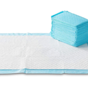 Basics X-Large Absorbent Puppy Pads, LeakProof, QuickDry, 28 x 34 Inches, Pack of 50, Blue & White