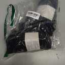 Sock Amazing Unisex Bamboo Rayon Socks Super Soft Black Crew Socks Pack of 8 (9-11)