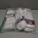 Diamond Star Diabetic Ankle Socks for Men and Women, Non Binding Cushioned Cotton Socks for Sensitive Feet Care (10-13, 3 Pack White)