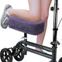 SPRING SEAON Knee Scooter Cushion Pad Cover for Adults Comfortable Plush Soft Cushion for Knee Scooters and Walker Accessories for Pain Relief Purple
