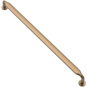 Alzassbg 6 Pack Champagne Bronze Cabinet Handles, 10 Inch(254mm) Hole Centers Arch Modern Cabinet Pulls Kitchen Cabinets Hardware for Cabinets and Drawers AL3503TGP