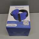 Travel Pillows for Airplanes, Airplane Pillow for Long Flight, Airplane Head Strap with Eye Mask for Sleep, Travel Neck Pillow for Car Road Trip, 360 Support Headrest, Stop Bobblehead, Black