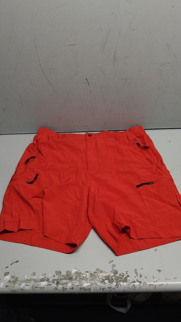 Pudolla Men's Hiking Cargo Shorts 9" Lightweight Outdoor Work Shorts for Men Travel Golf Camping Casual with 5 Zipper Pockets