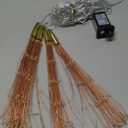 Dreamworth 4 Pack 480 LED Firework Copper Wire Lights, Fairy Twinkle Lights Plug in String Lights 8 Modes Waterproof Starburst Lights for Christmas, Birthday, Bedroom, Corridor Patio, Garden, Wedding (Warm White)