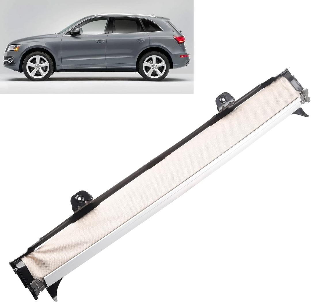Dasbecan Beige Assembly Panoramic Sunroof Sun Shade Corn Curtain Cover Compatible with VW Jetta Golf Tiguan Sharan Audi Q5 2008-2017 Replaces# 1K9877307B
