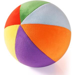 Colorful Soft Play Balls for Toddlers | Indoor Basketball Toy for Babies and Kids | Size 3