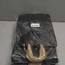 qiqee 50-Packs Black Paper Gift Bags with Handles Bulk 13"x10.3"x4.6" Large Size Party Favor Bags Multiple Uses