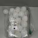 30PCS 2" Christmas Ball Ornaments Shatterproof Pearl White Christmas Tree Decorations Xmas Tree Balls Halloween Ornaments Décor