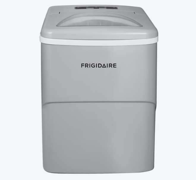 Frigidaire 26-lb Ice Per day Freestanding Cubed Ice Maker ( Silver )