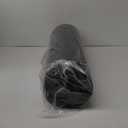 ForPro Professional Collection Jumbo Full Round Bolster Pillow, Black, Oil and Stain-Resistant, for Massage and Yoga, 9 R x 26 L