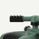 Amazon Basics Whirling Rotating Lawn Sprinkler with Adjustable Arms, 1500 sq ft Coverage, Black