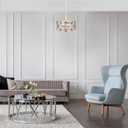 Peel and Stick Accent Wall Molding, 9.8FT x 1.57IN Self-Adhesive Chair Rail Trim for Interior Decoration (Primed White)