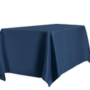 PureFit 1 Pack Rectangle Navy Blue Table Cloths 54 x 160 Inch for  table, Stain and Wrinkle Resistant Table Linens for Home Use, Wedding, Party, Banquet and Camping