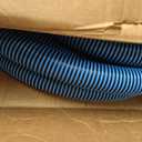 Heavy-Duty Manual Pool Vacuum Hose, 35 Ft x 1-1/2”, Kink-Free Swivel Cuff, Professional Grade Spiral-Wound Design, UV & Chemical Resistant for Inground & Above Ground Pools, Made in USA